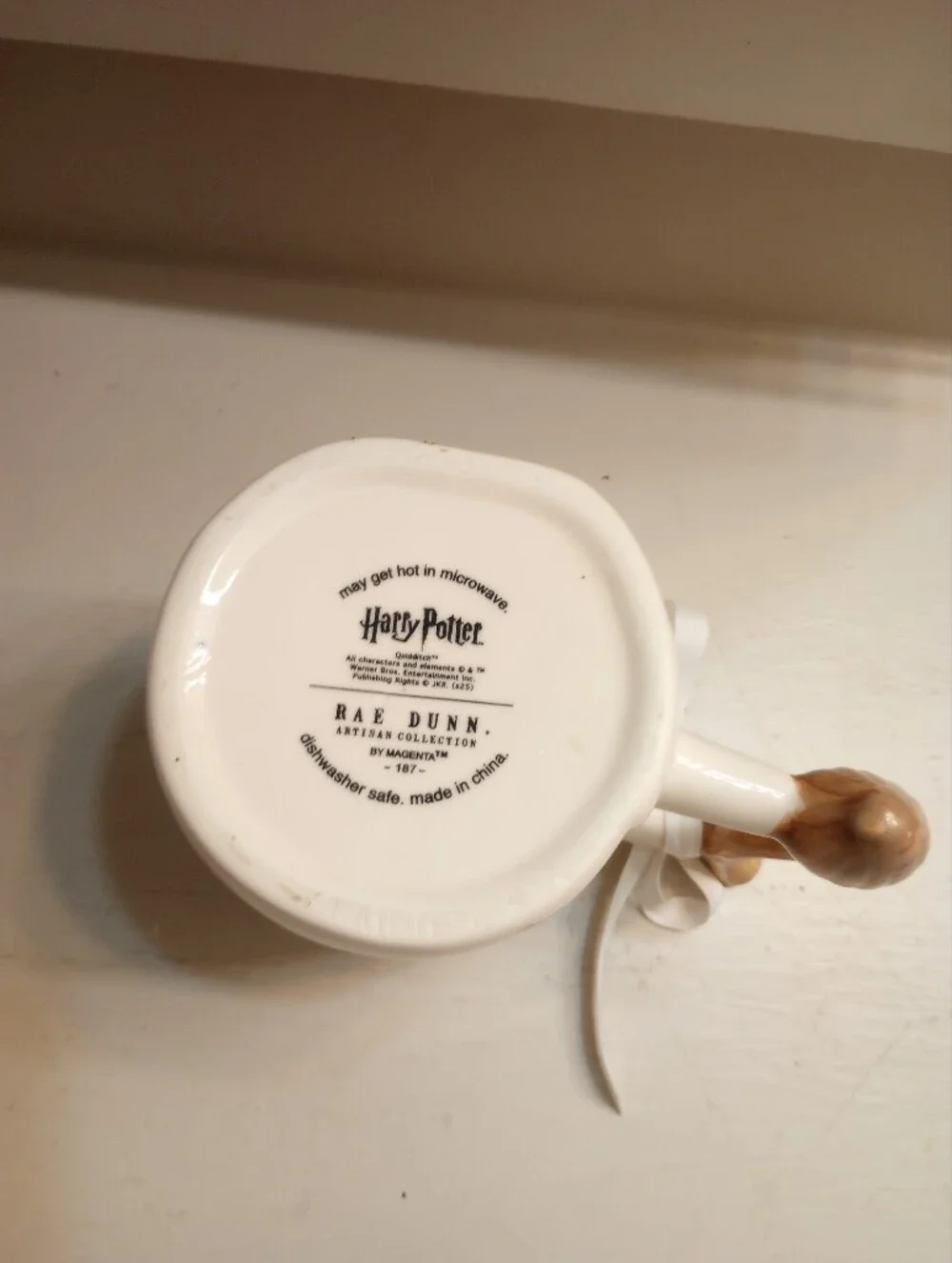 Rae Dunn x Harry Potter Quidditch Mug With Broomstick Handle NWT